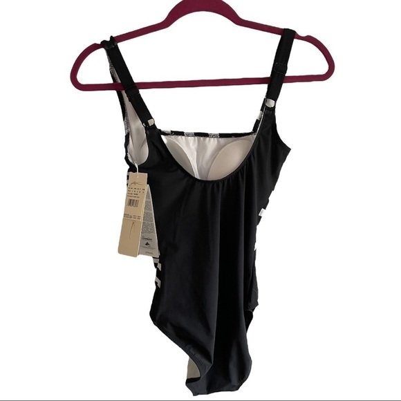 Gottex Art Basel Squareneck One Piece Suit Black White‎ Swimsuit 6 - Picture 7 of 8